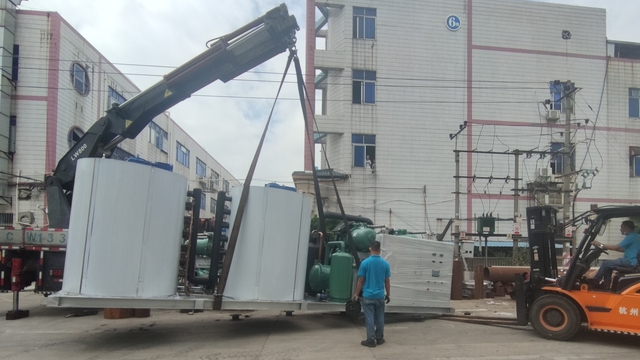 2 sets of 50T large ice making equipment sent to South America