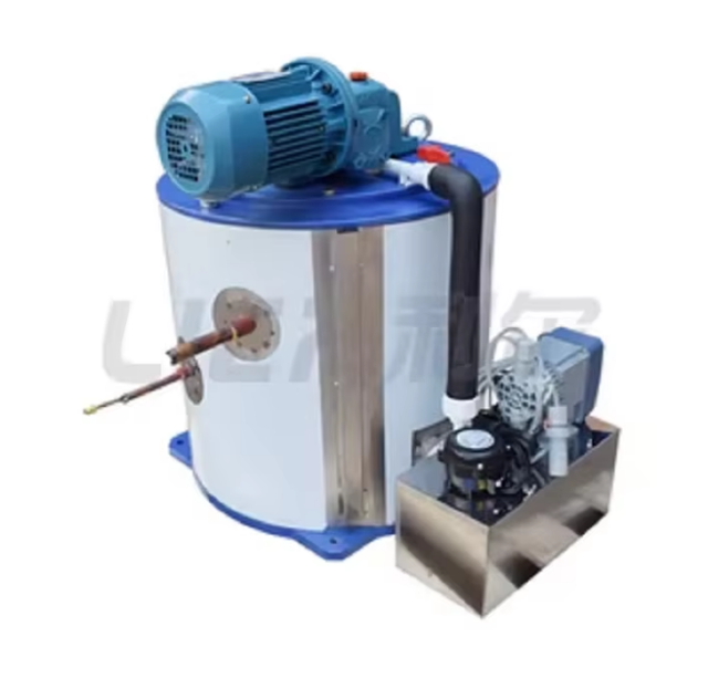 Flake Ice Machine Evaporator with Pump & Motor for Commercial Use 220V/380V 1 Year Warranty